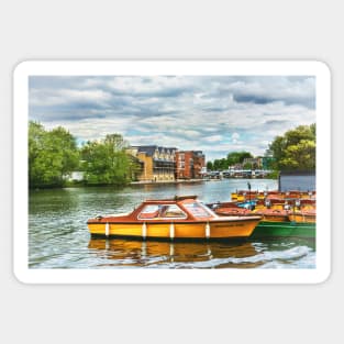 Boats For Hire At Windsor Sticker